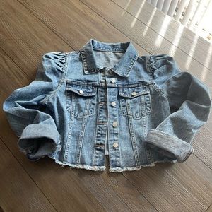 Denim Cropped Jacket (SOLD)